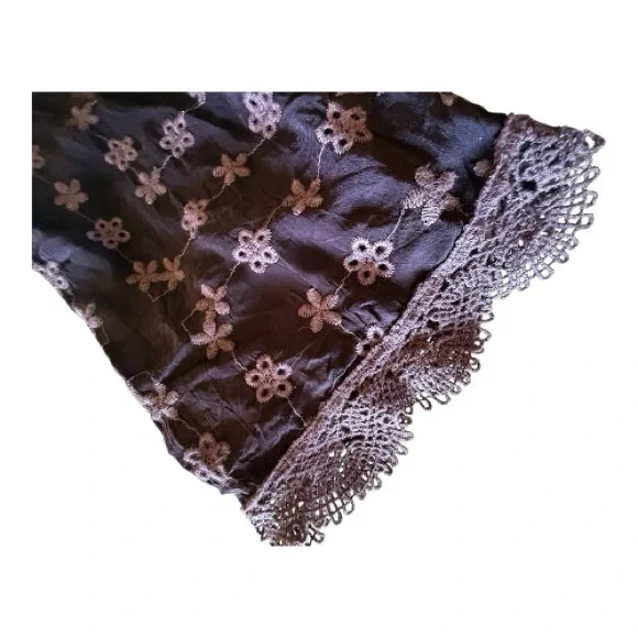 JOHNNY WAS Jossimar deep purple fully embroidered flowy tunic, XL - Picture 4 of 11